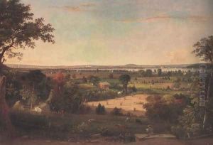 View Of The City Of Washington From The Virginia Shore 1856