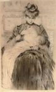 L'allaitement (m. Lxxxiv) by Paul Cesar Helleu