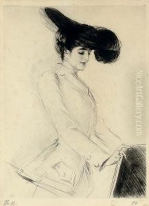 A Cheval by Paul Cesar Helleu