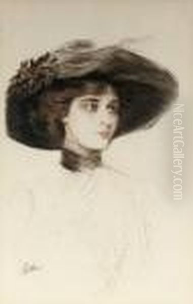 Femme Au Grand Chapeau - view 1