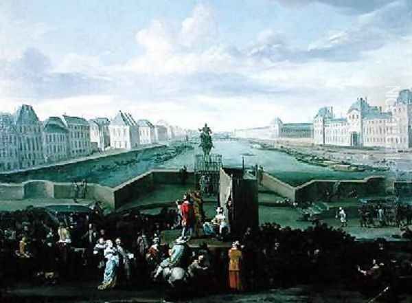 View from the Pont Neuf Paris 1668 - view 1