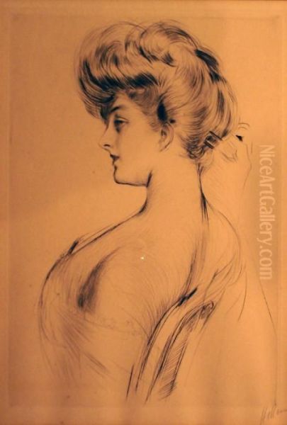 Elegante En Buste De Profil. - view 1