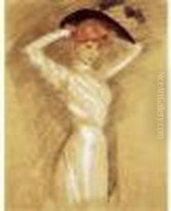 Portrait De Madame Helleu De Profil.
