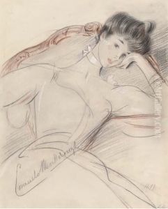 The Duchess Of Marlborough by Paul Cesar Helleu
