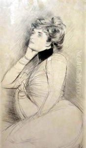Elegante by Paul Cesar Helleu