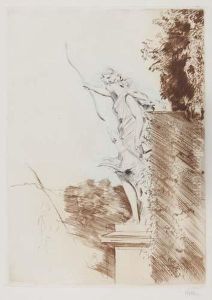 Statue De Diane, Versailles by Paul Cesar Helleu