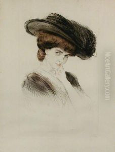 [femme Au Chapeau Noir]