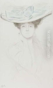 Le Noueud Bleu by Paul Cesar Helleu