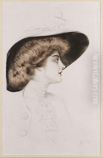 Profile Of A Lady, Bust Length - view 1