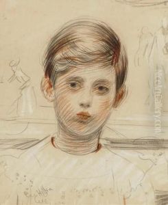 Portrait De Jean Helleu A Dix Ans