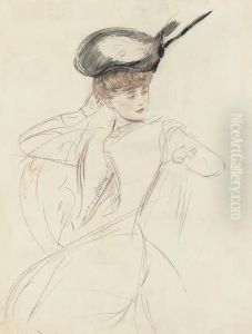The Elegant Lady by Paul Cesar Helleu