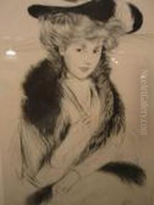 Portait De Femme by Paul Cesar Helleu