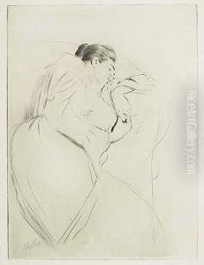 Femme En Repose by Paul Cesar Helleu