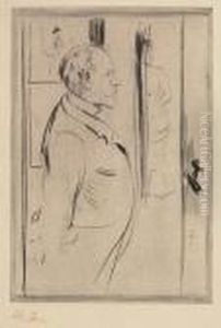 Portrait De Monsieur Dumont by Paul Cesar Helleu