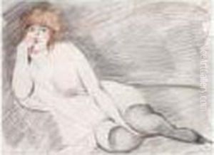 Femme Accoudee