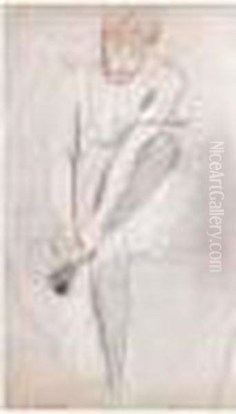 Femme Assise Se Chaussant - view 1