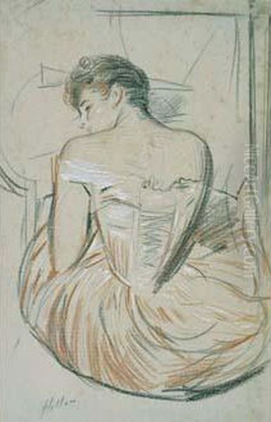 "jeune Femme Assise" - view 1