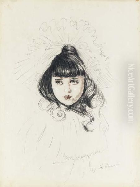 A Young Girl With A Hat - view 1