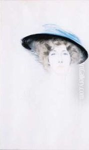 "elegante Au Chapeau" by Paul Cesar Helleu
