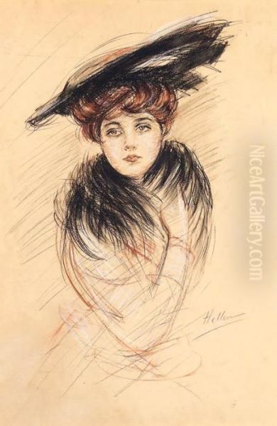 An Elegant Lady In A Dark Hat - view 1