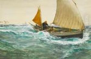 Wind Abeam by Charles Napier Hemy