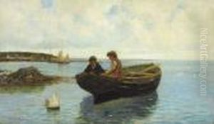 Children With Sailboat Children With Sailboat