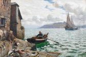 Landing Fish by Charles Napier Hemy