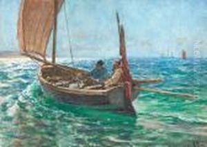 Fair Wind by Charles Napier Hemy