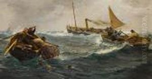 The Crab Pots by Charles Napier Hemy