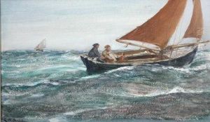 An Oyster Boat. An Oyster Boat.
