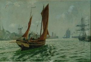 Leaving Harbour by Charles Napier Hemy