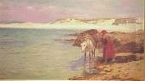 Setting The Traps by Charles Napier Hemy