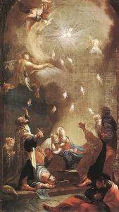 Pentecost 1750s by Joseph Ignaz Mildorfer