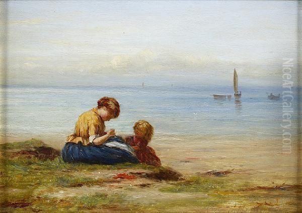 Mother And Child On The Shore - view 1