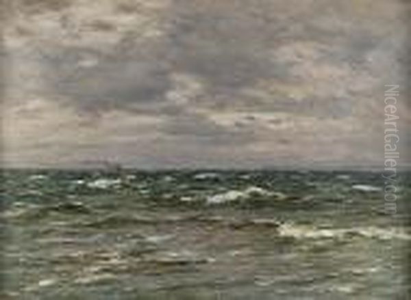 A Steamer Off A Headland - view 1
