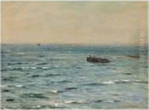 Fishermen Pulling In The Nets by Joseph Henderson