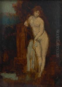 Jeune Femme A La Source by Jean-Jacques Henner