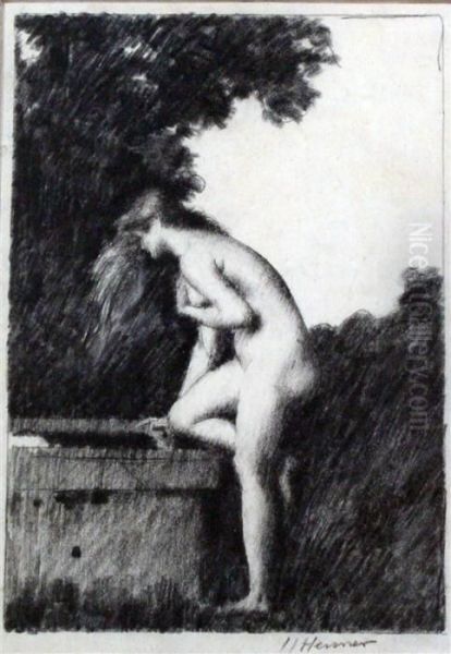 Nude In A Garden - view 1