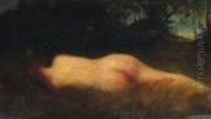Nu Couche De Dos by Jean-Jacques Henner