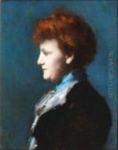 Portrait Presume De Madame Dufaure by Jean-Jacques Henner
