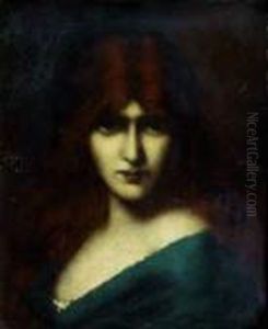 Portrait De Jeune Femme by Jean-Jacques Henner