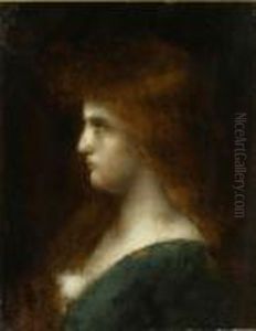 Profil De Jeune-femme by Jean-Jacques Henner