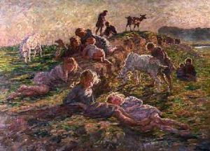 An Idyllic Moment by Jenny Montigny