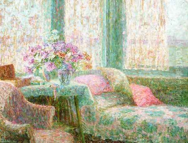 Table with Flowers - view 1