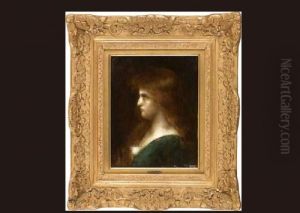 Profil De Jeune Femme by Jean-Jacques Henner