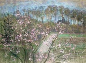 Spring Landscape by Jenny Montigny