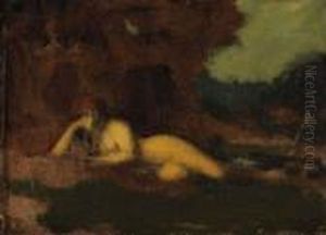Nu Allonge by Jean-Jacques Henner