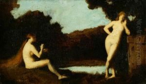 Bathing by Jean-Jacques Henner