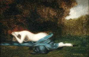 Nu Allonge by Jean-Jacques Henner