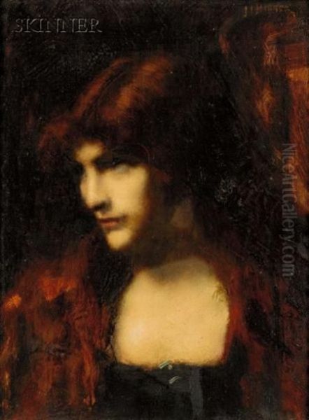Lady With Auburn Hair - view 1